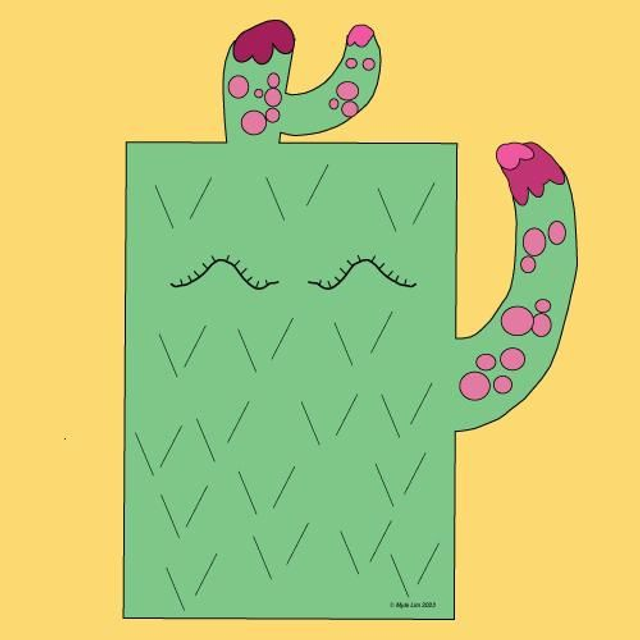 🌵 Cactus Squtie Yellow Kids T-Shirt