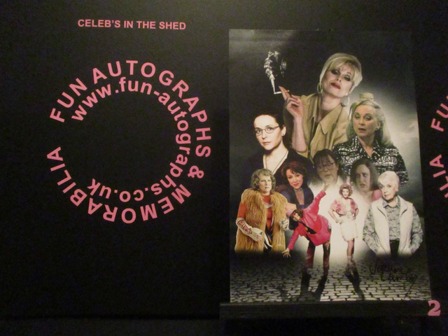 Joanna Lumley Limited Edition Signed Absolutely Fabulous A4 Photograph Print (2)