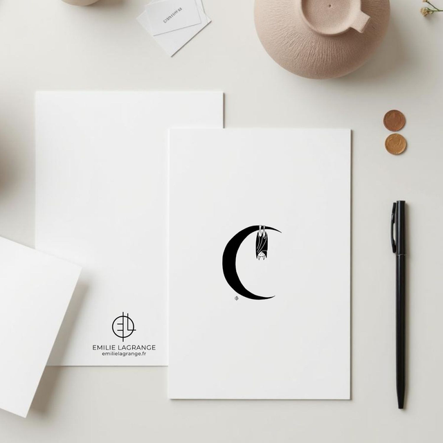 "Chauve-souris" Carte postale - 2022