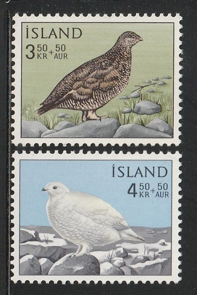 Iceland 1965 Birds MNH