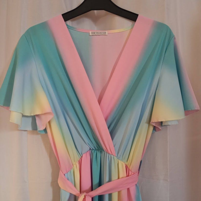 Robe longue arc-en-ciel