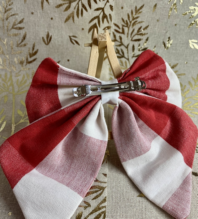 Noeud Ahora* quadrillé rouge