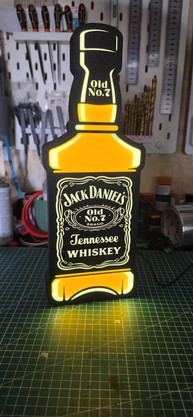 Lampe bouteille Jack Daniels 