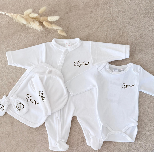 Coffret 5 pièces Pyjama velours