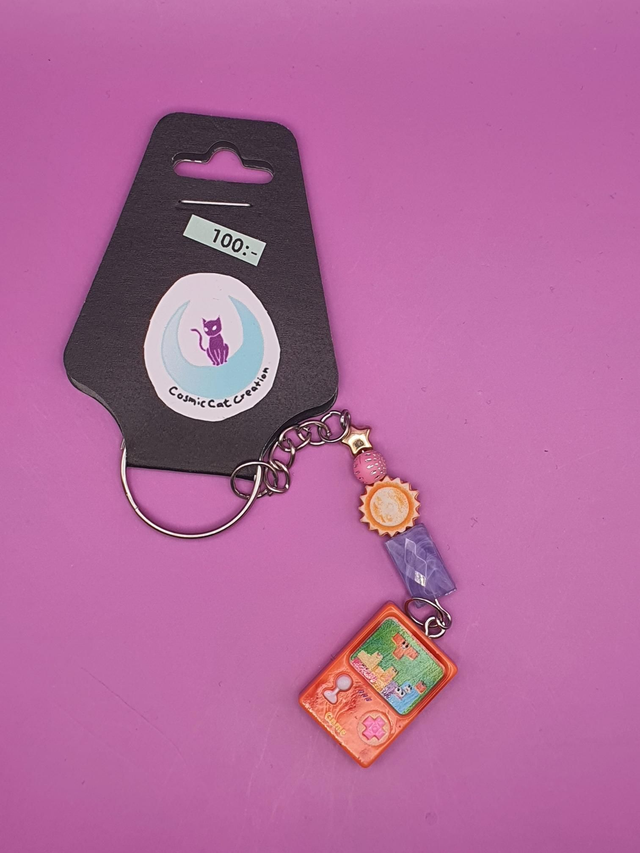 Keychain Gameboy Orange 