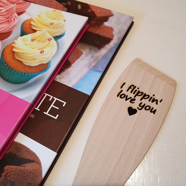 “I Flippin' Love You” Wooden Spatula
