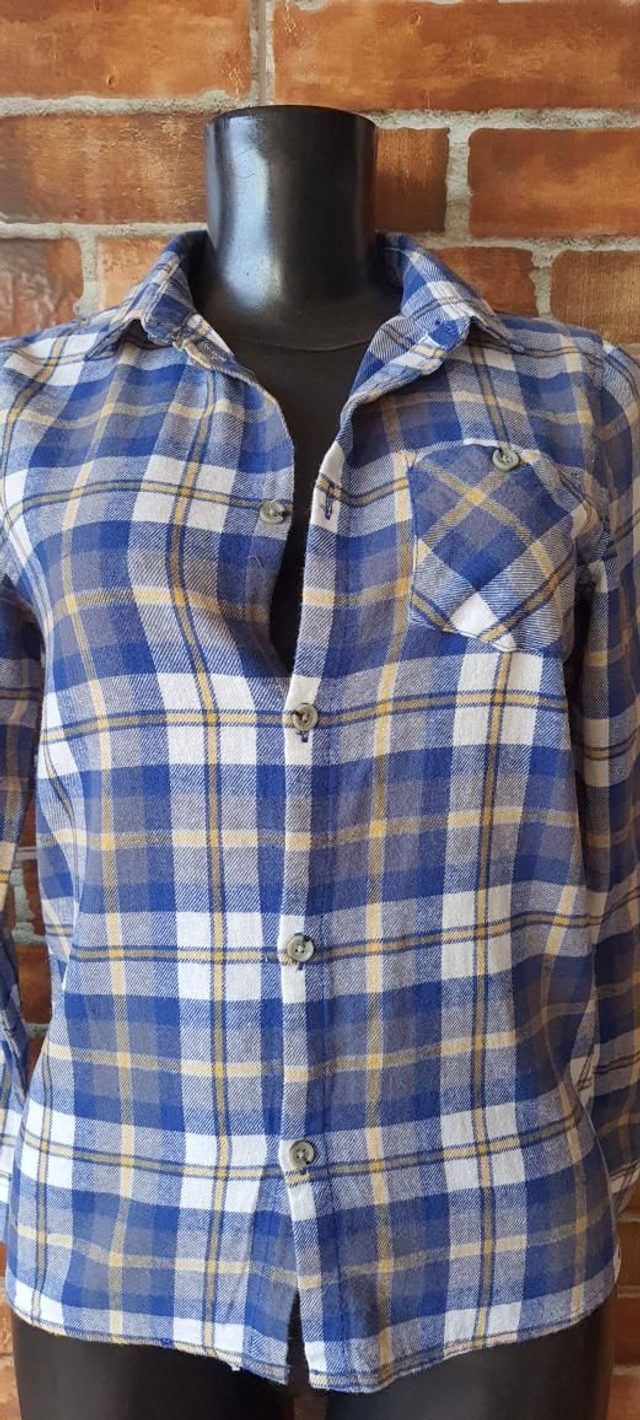 Blusa Quadriculada, T/12 Anos