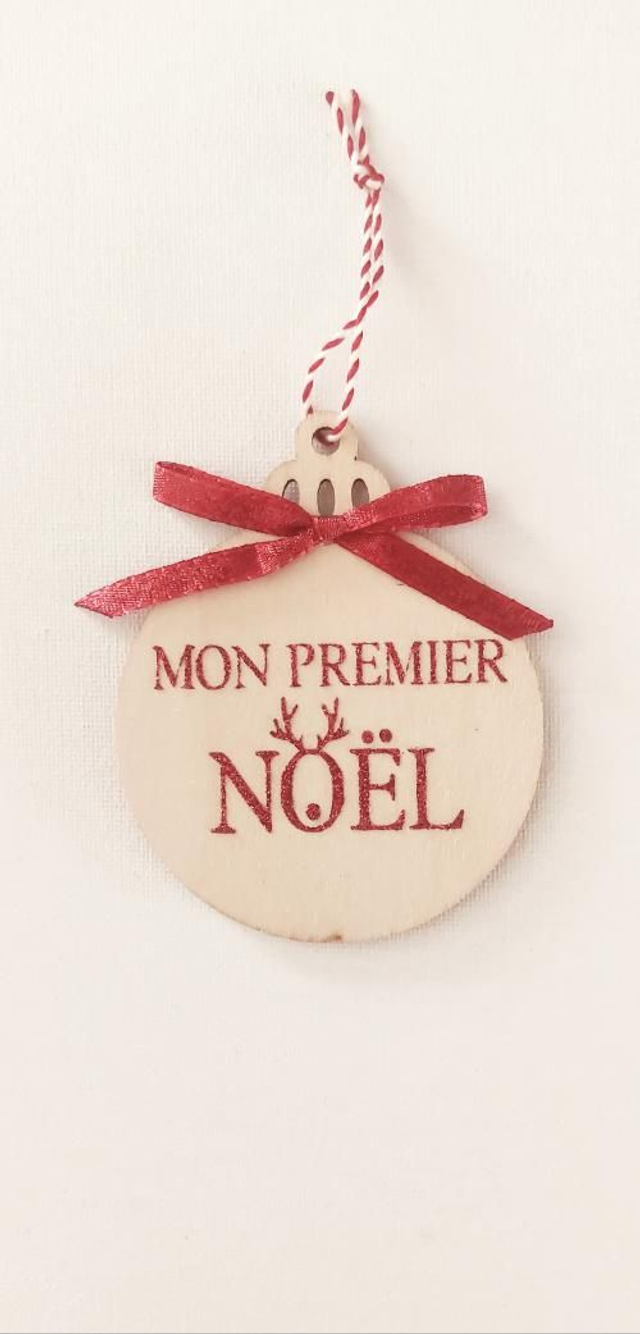 Suspension boule 1er Noël 