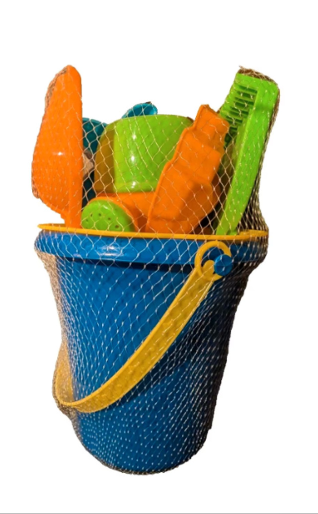 Sand- & Strandspielzeug Set mit Eimer – neu – beach toys