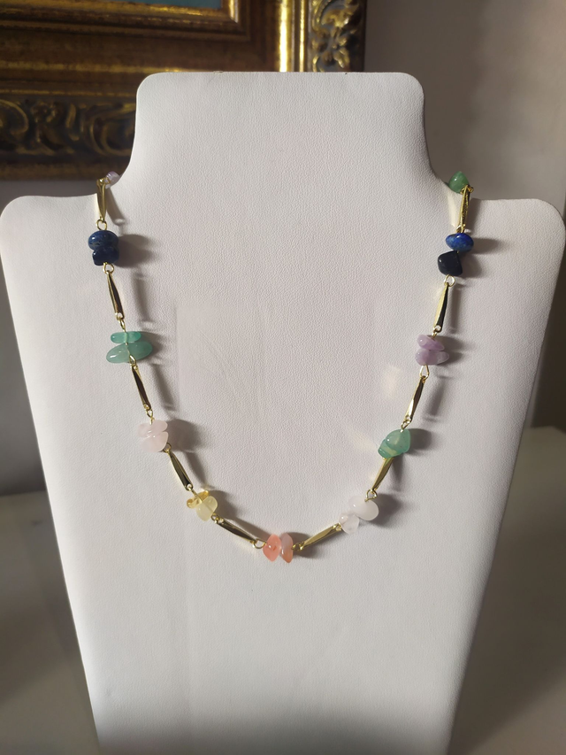 COLAR MIX DE QUARTZOS