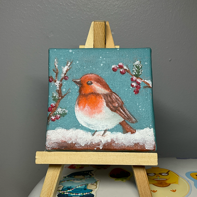 Mini Toile Rouge-Gorge