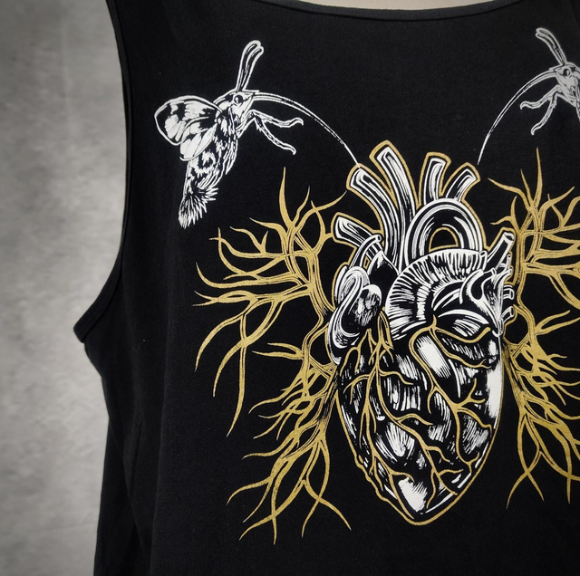 T-shirt Tank "Moro-Sphinx" Black