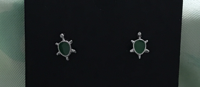 Children-Adult Studs -Green - CASEG02