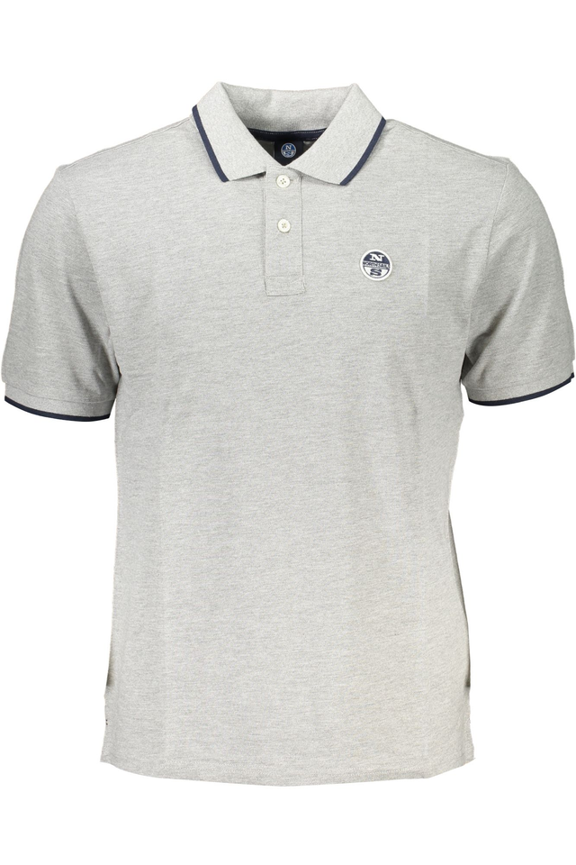 NORTH SAILS POLO MANICHE CORTE UOMO GRIGIO