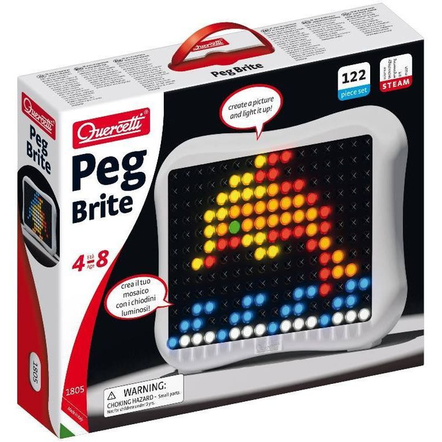 Quercetti Peg Brite chiodini luminosi