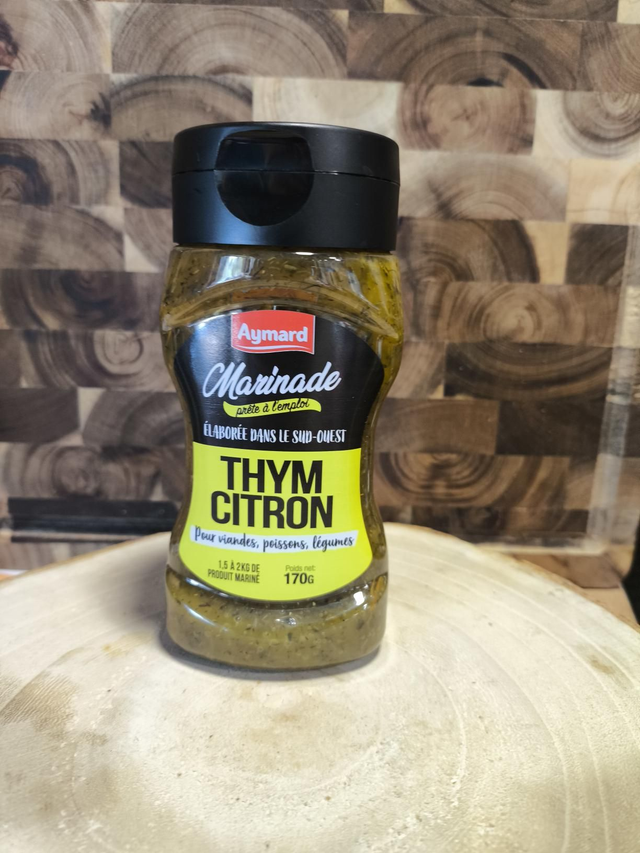 Marinade Thym &amp; Citron Aymard