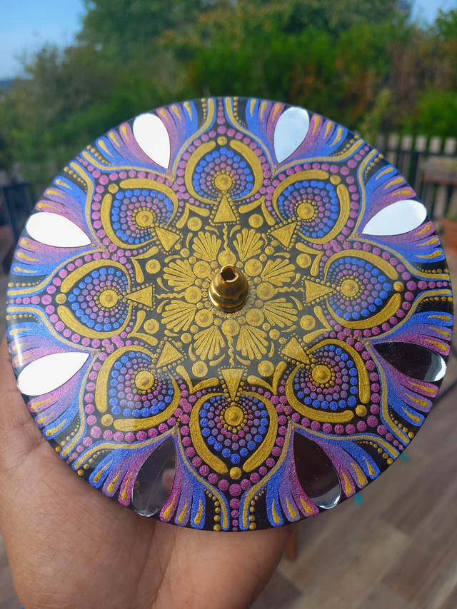 Porte-encens 15 cm &quot;reliance et guidance&quot;