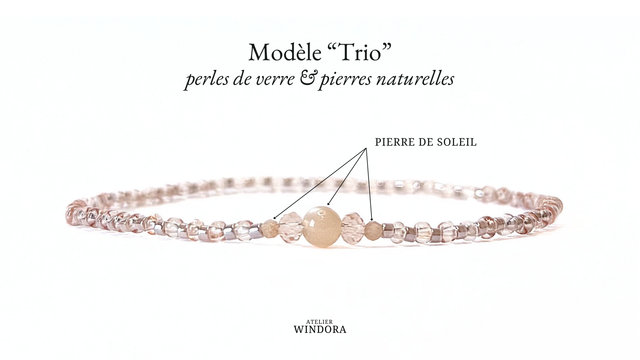 Bracelet | Pierre de Soleil - Trio