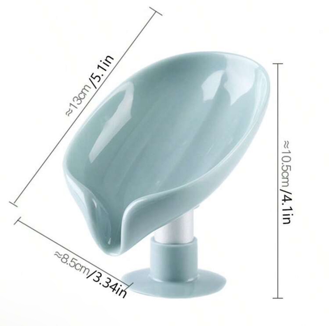 Vacuum Suction Cup Soap Tray (Gray or Green)