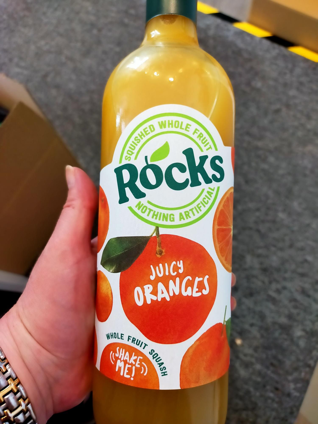 Rocks Orange Squash 740ml 50452