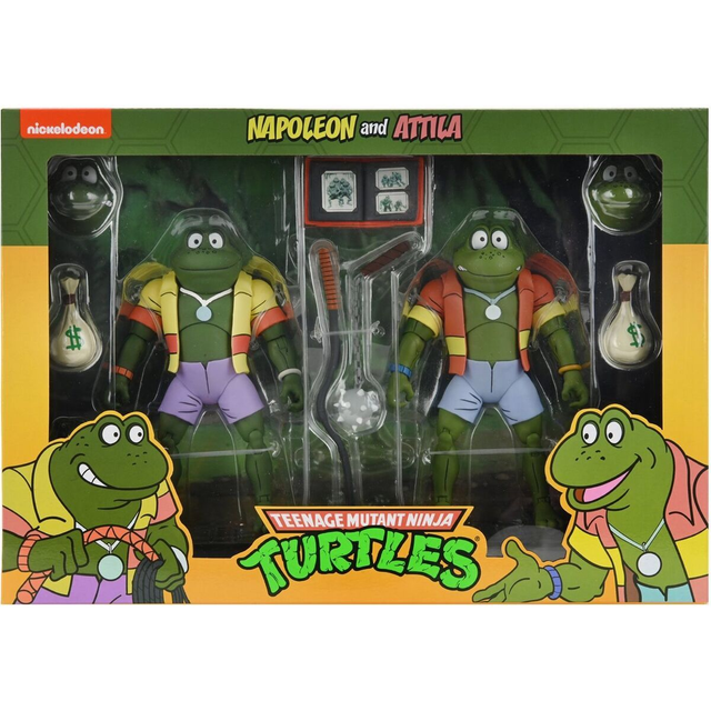 Teenage Mutant Ninja Turtles Napoleon and Atilla pack 2 figures 18cm * New *