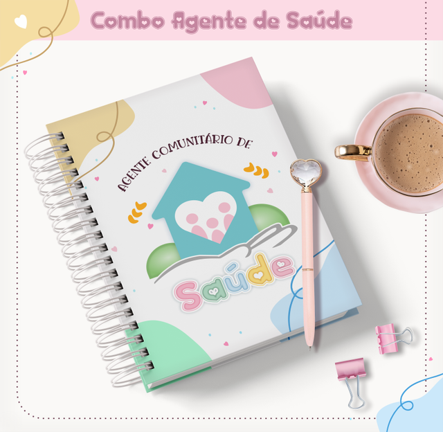 Agenda e Caderno Agente de Saúde
