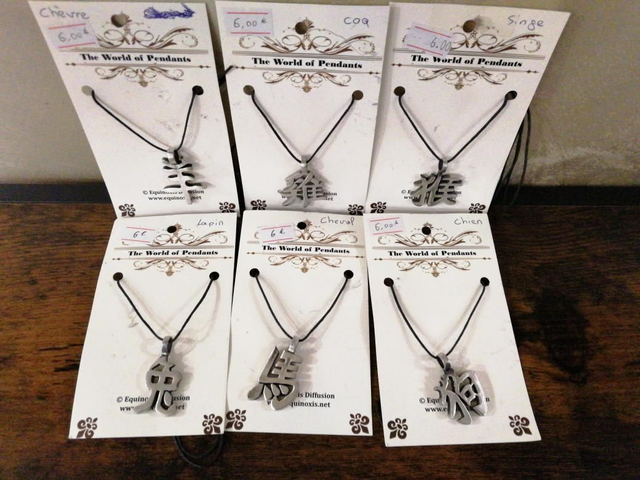 Collier astrologie chinois 