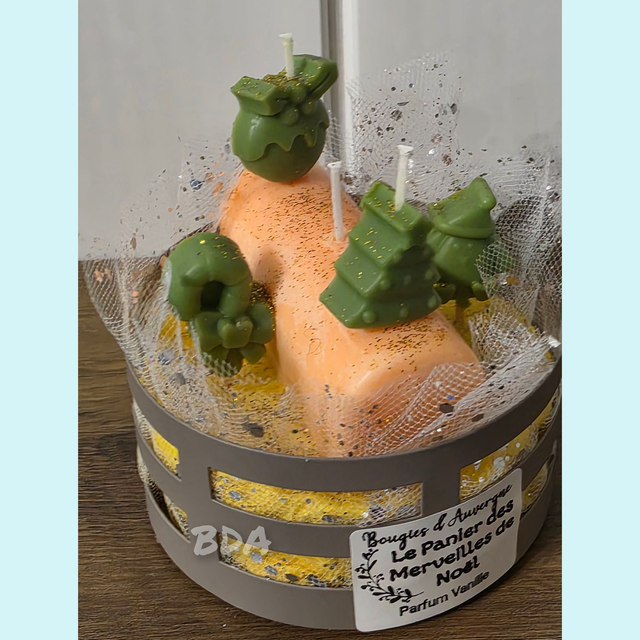 Le panier des merveilles de Noël. parfum vanille