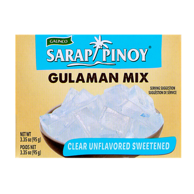 Galinco Sarap Pinoy Gulaman Mix White Clear Unflavoured Sweetened