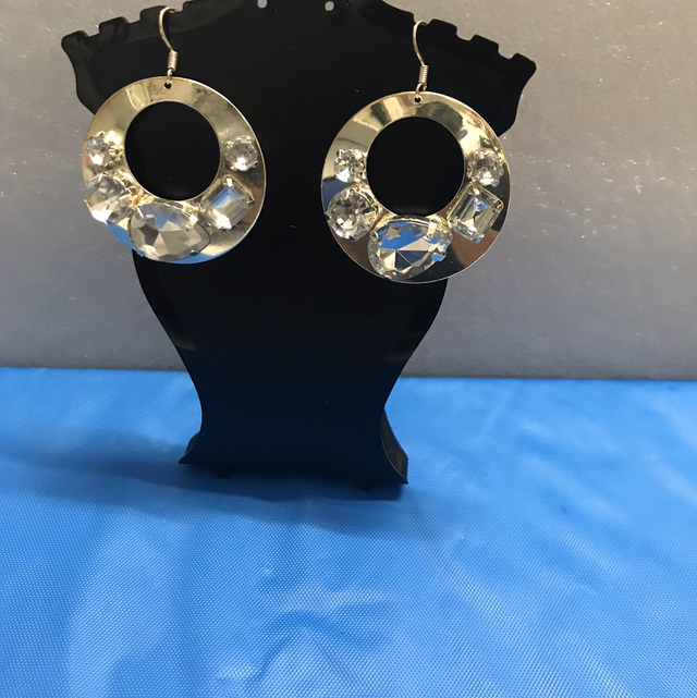 Silver Vintage Dangling Earrings- SDE106