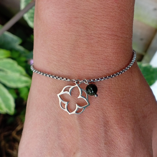 Green Goldstone Crystal Bead Drawstring Bracelet