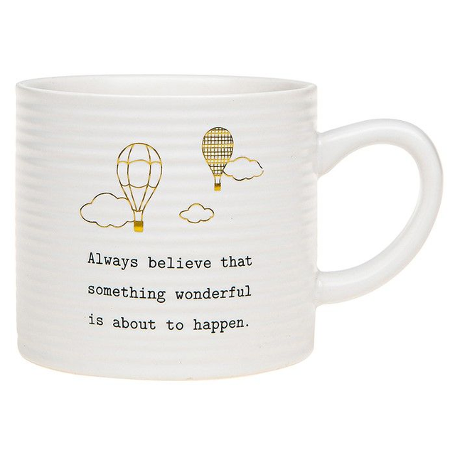 Thoughtful Words Ceramic Mug - Always Believe