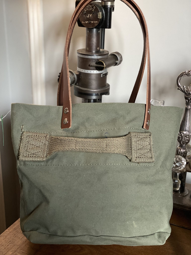 Sac en toile militaire recyclée