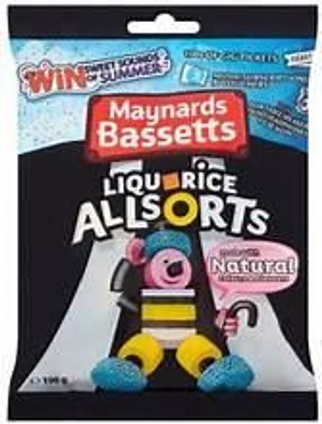 Bassetts Liquorice Allsorts - 130g Bag