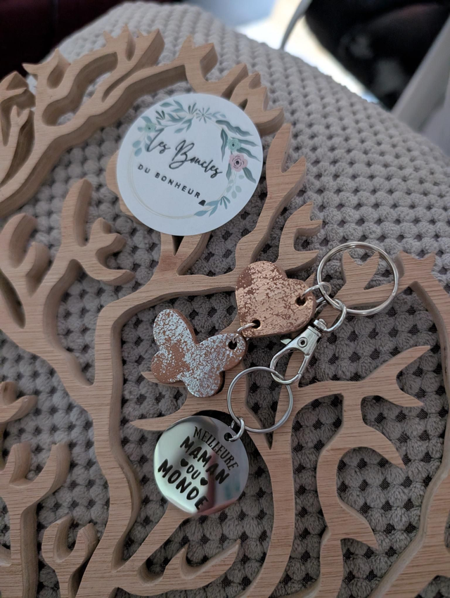 Idée cadeau fête des mères coeur papillon 