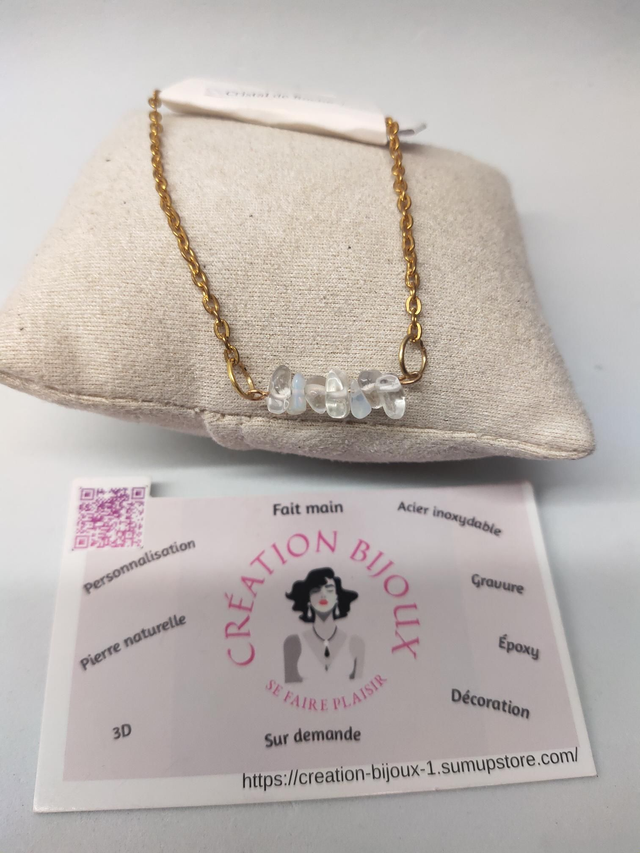 Bracelet  cristal de roche 