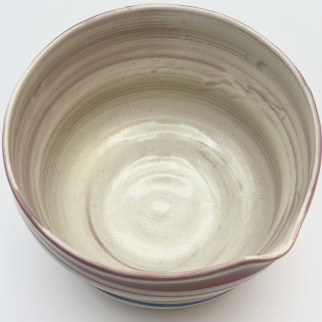 Bol à Matcha Ciel Intense Terre Mêlée | Bol en Céramique Fait Main | Idée Cadeau Amateur de Thé