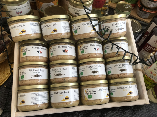 Rillettes de poule, ferme de Beauce (28)