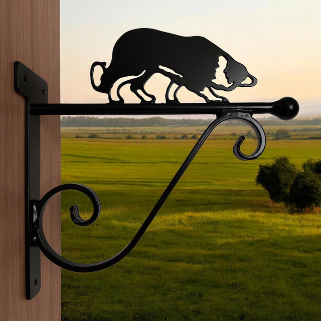 Border Collie Hanging Basket Bracket