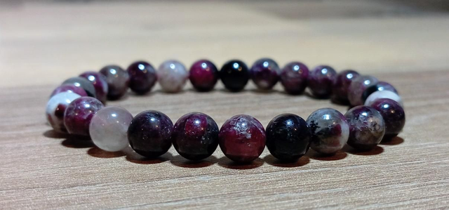 Bracelet Tourmaline sur Quartz AA