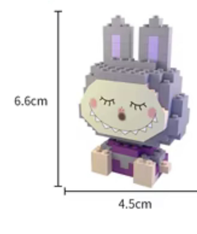 Labubu Bricks Small Building Blocks