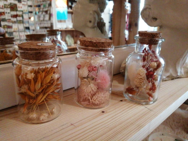 Flacon de Fleurs séchées