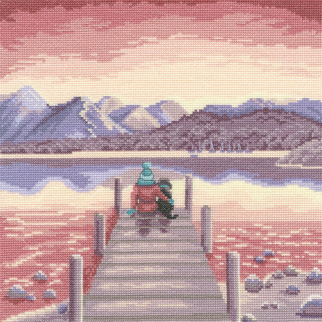 Bothy Threads: Cross Stitch Kit: The Pawfect Place by the Water