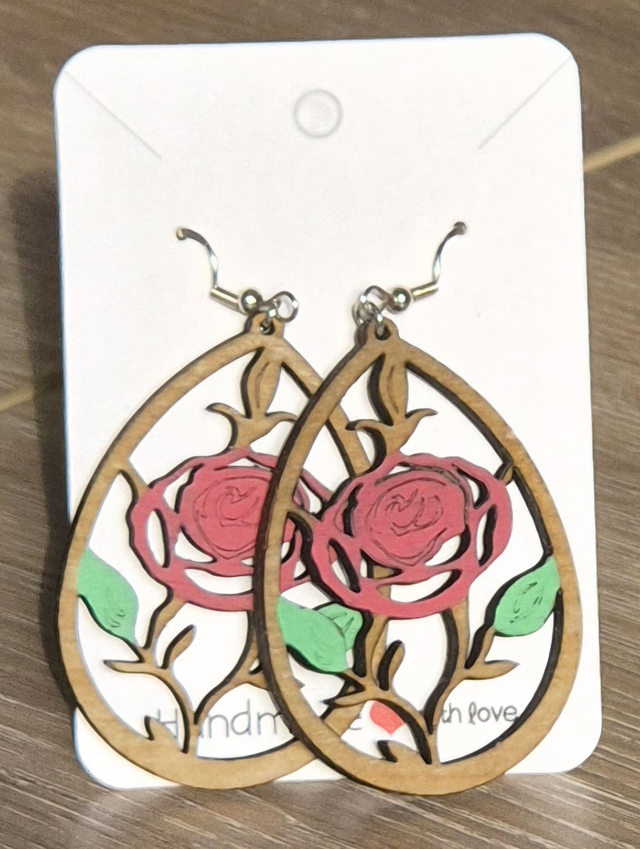 Rose Earrings  