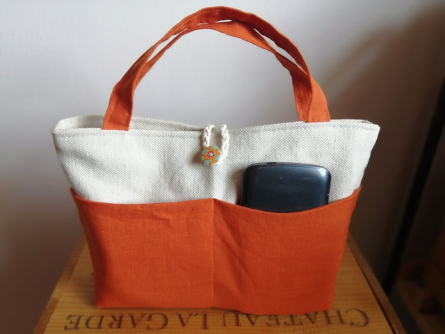 Organisateur de sac en lin recyclé