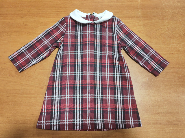 Robe à carreaux en 6 mois