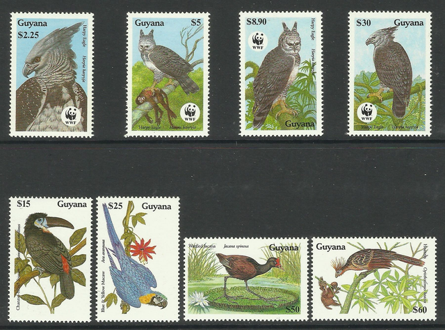 Guyana 1990 Birds MNH