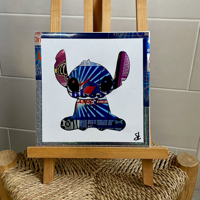 Tableau Stitch 20x20 cm 