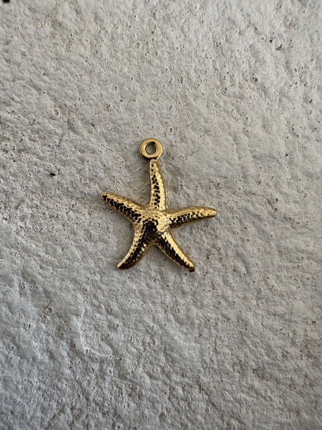 Charm Etoile de mer dorée