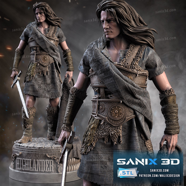 Statue HIGHLANDER Connor Macleod